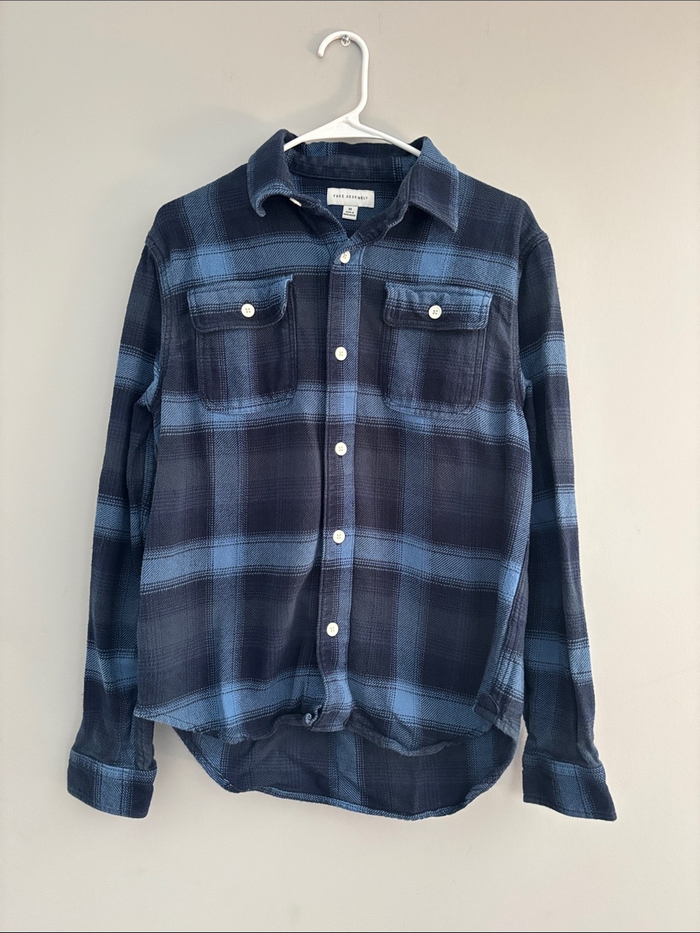 Rails Blue Plaid Long-Sleeve Button-Down Shirt